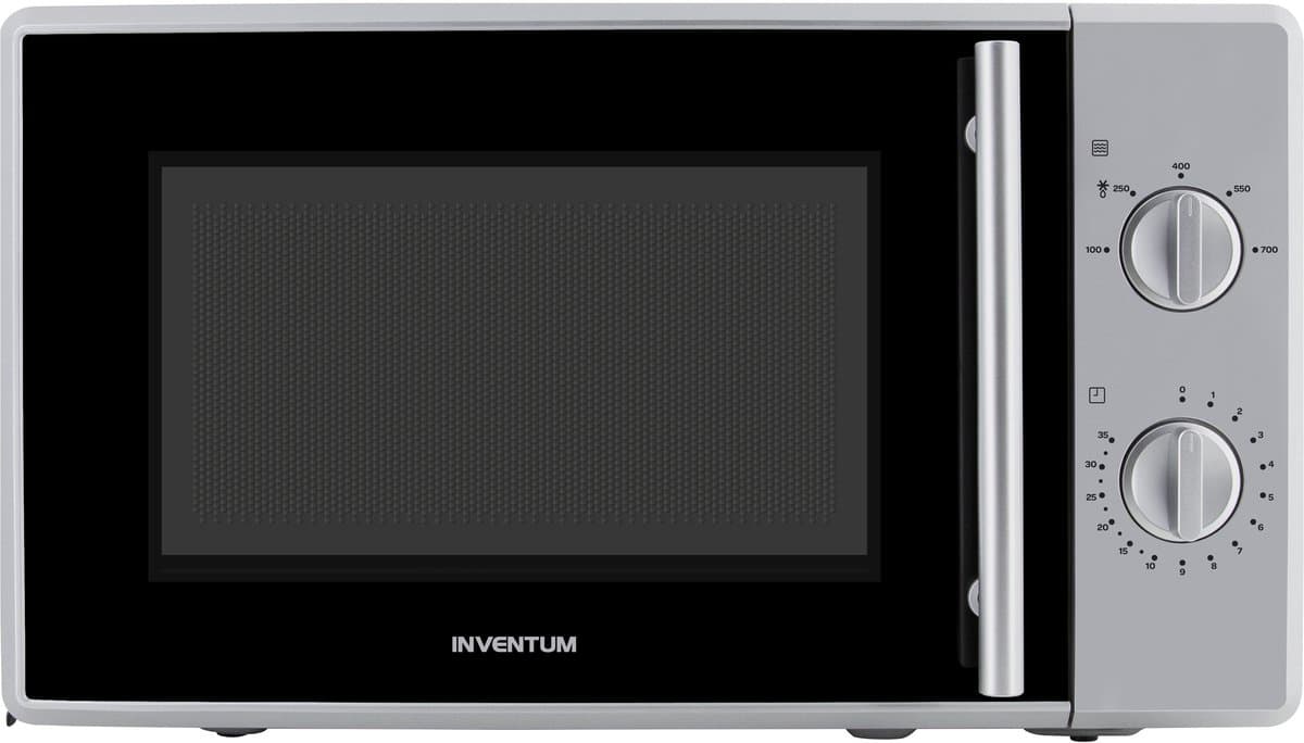 Inventum MN205SZ Solo magnetron - 20L - 700W - Ontdooifunctie - Zilver