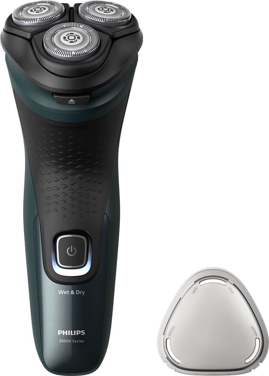 Philips Shaver 3000X Series X3052/00 - Elektrisch scheerapparaat – met trimmer – mannen - Donkergroen