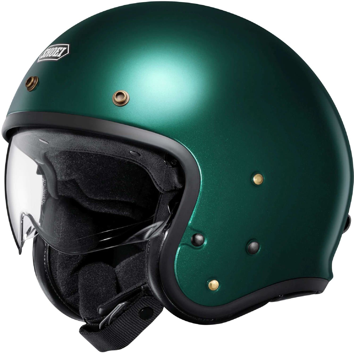 Shoei J.O2 British Groen Jethelm - Maat S - Helm
