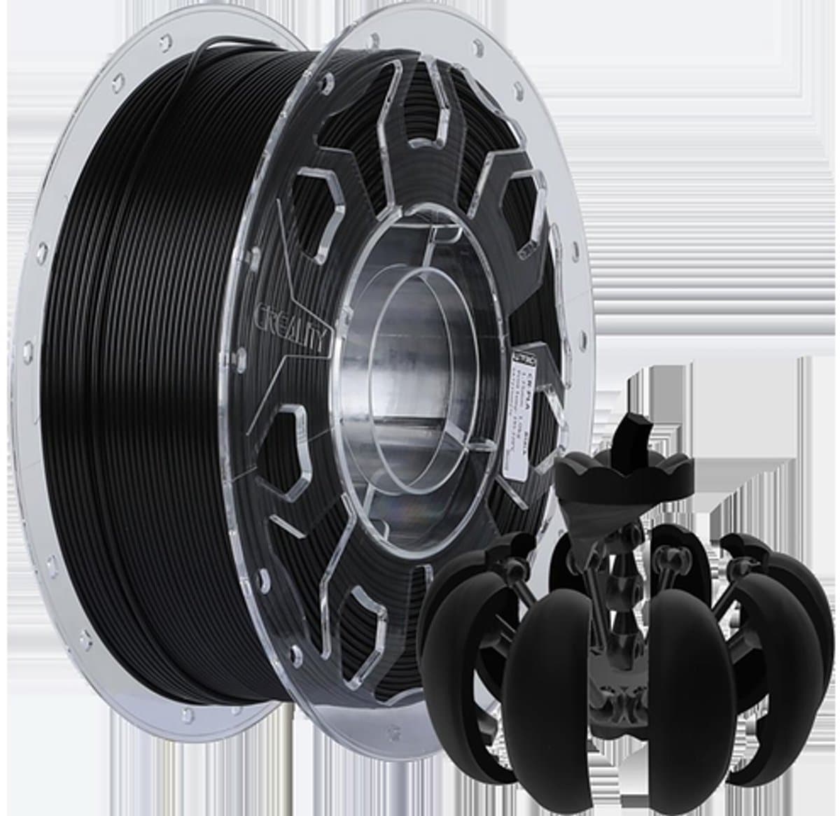 CREALITY CR-PLA FILAMENT - 1.75 MM - 1 KG - ZWART
