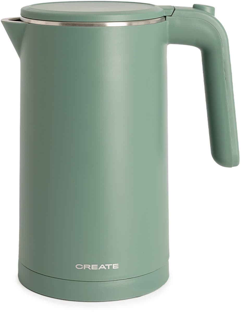 CREATE - 1 L elektrische waterkoker met temperatuurregeling - 1000W - Groen - KETTLE STUDIO PRO