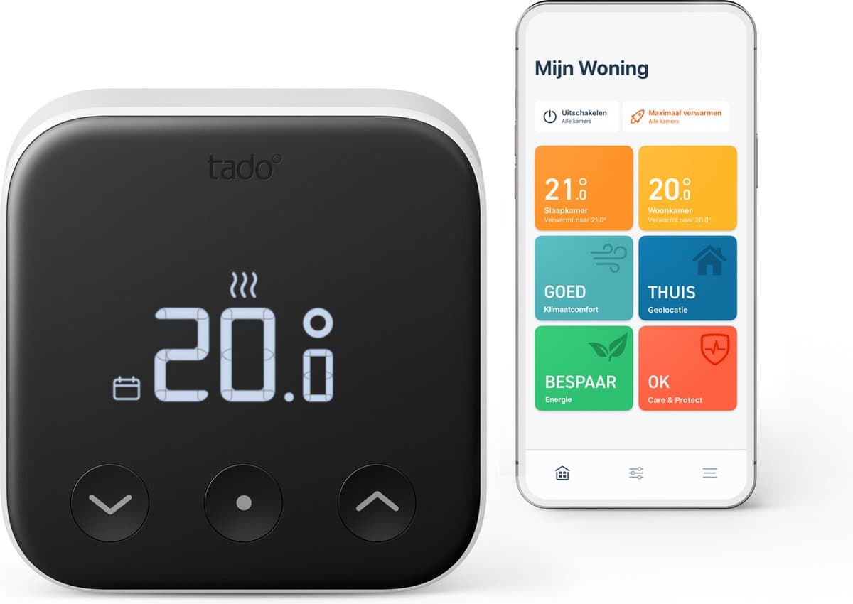 tado° Slimme Thermostaat X - Smart Thermostaat - Google Home, Alexa & Apple Homekit - Bedraad