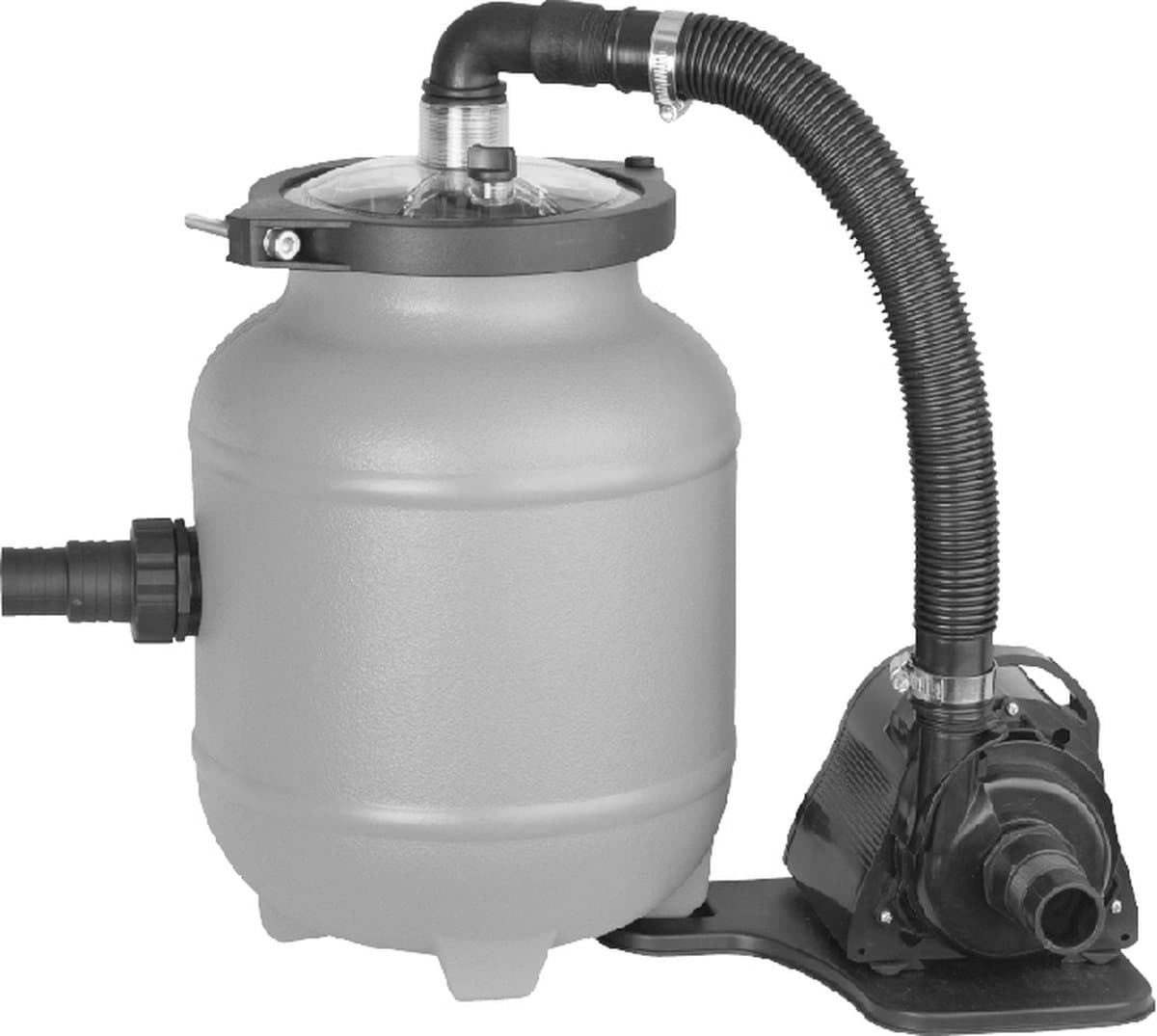 Interline Zwembadfilterset Fiberclean – Inclusief Fiberclean Filtermateriaal – Met Veilige RCD Stekker – Voor Zwembaden tot 19.000 Liter – Ook geschikt voor Intex & Bestway – Zwembadpomp/Zandfilter