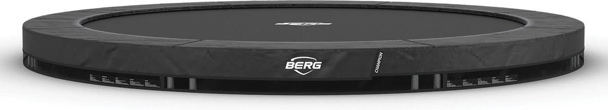 BERG SPORTS Champion InGround 330 Trampoline - Rond - AirFlow Pro Springdoek - TwinSpring - Grijs