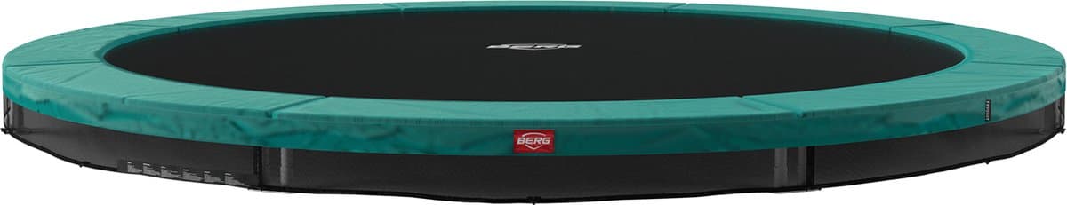 BERG SPORTS Favorit InGround 330 Trampoline - AirFlow Springdoek - Groen