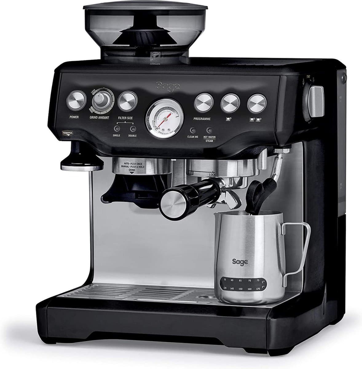 Sage The Barista Express - Pistonmachine - Black Sesame
