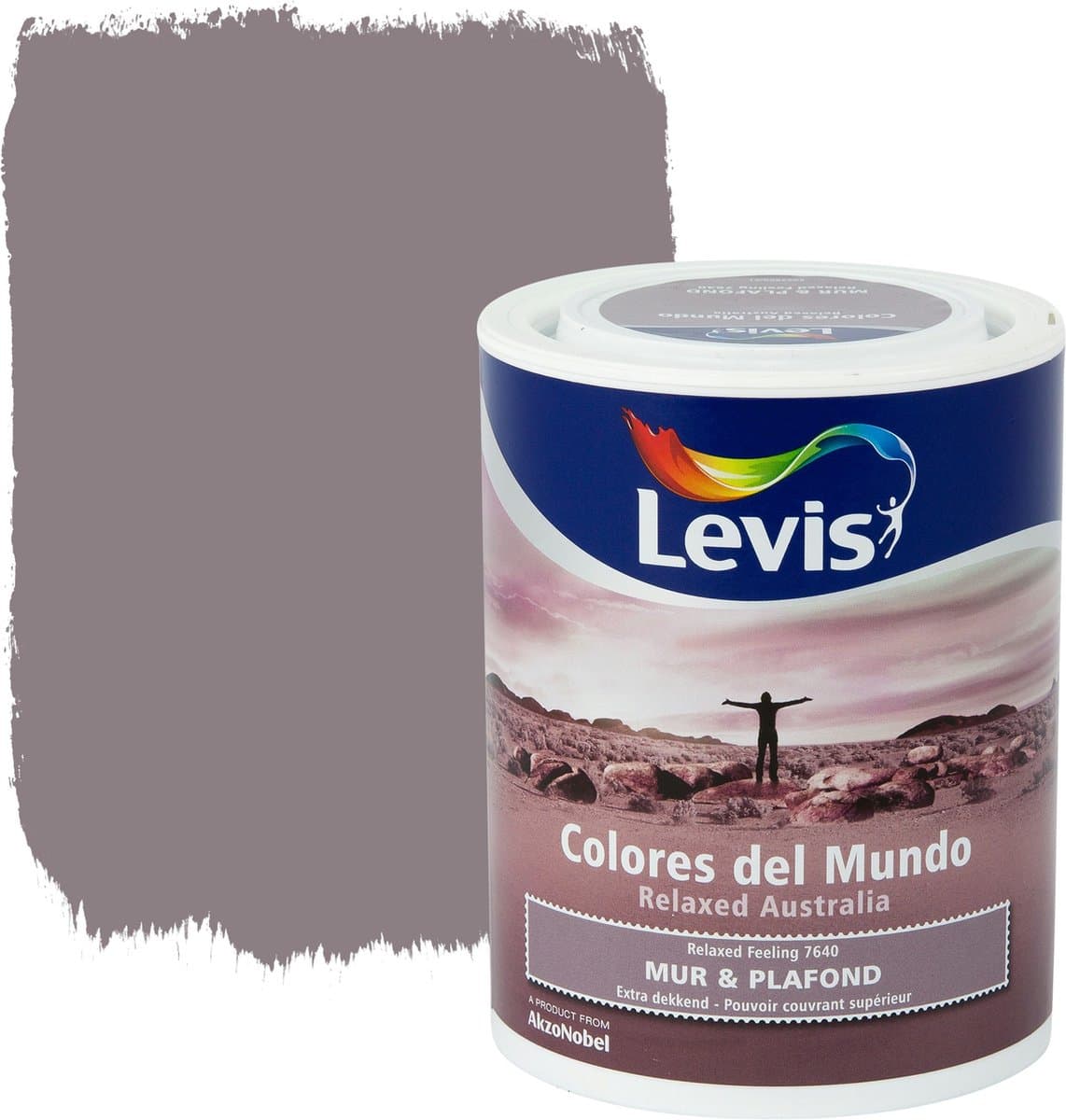 Levis Colores del Mundo Muur- & Plafondverf - Relaxed Feeling - Mat - 1 liter