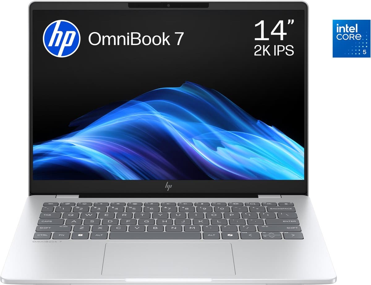 HP OmniBook 7 14-fs0751nd - Laptop - 14 Inch - 1.41 KG - Intel® Core™ 5 processor 210H - 16 GB RAM - 512 GB SSD - Windows 11 Home