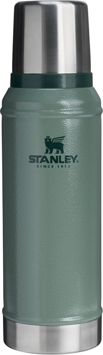 Stanley Classic Legendary Thermosfles 940 ml - Houdt 20 Uur Warm Of Koud - Lekvrij - Vaatwasserbestendig - BPA-Vrij - Voor Koffie, Thee en Meer - Roestvrijstalen Thermoskan - Hammertone Green