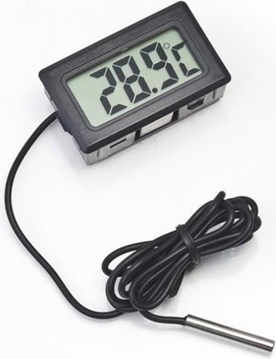 Digitale koelkast en vriezer thermometer - temperatuur meten - digitale thermometer - diepvries - DisQounts