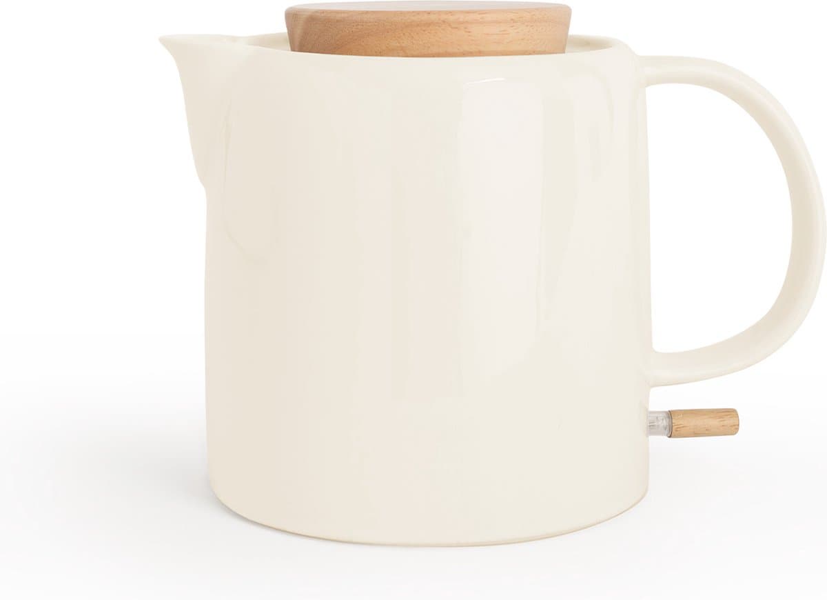 CREATE - Elektrische waterkoker van keramiek 1 L - Gebroken wit - KETTLE CERAMIC