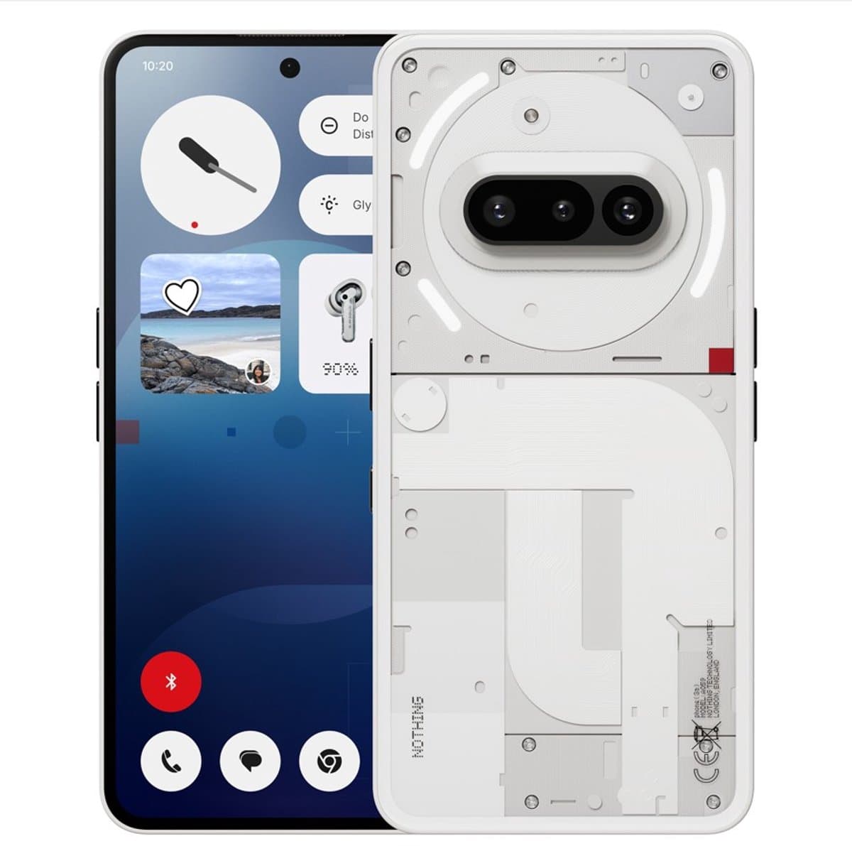 Nothing Phone (3a) - 8/128GB - 5G - Wit