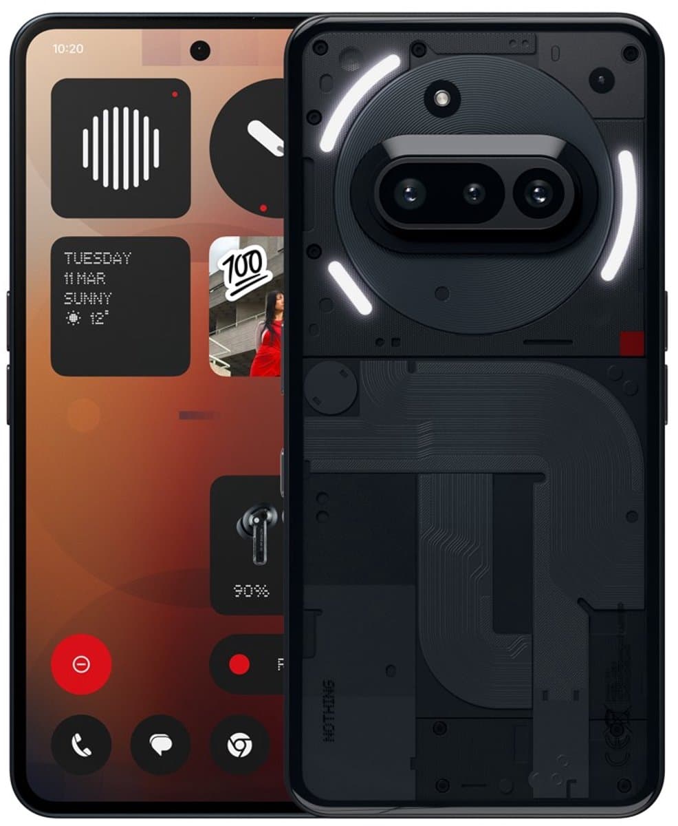 Nothing Phone (3a) - 8/128GB - 5G - Zwart