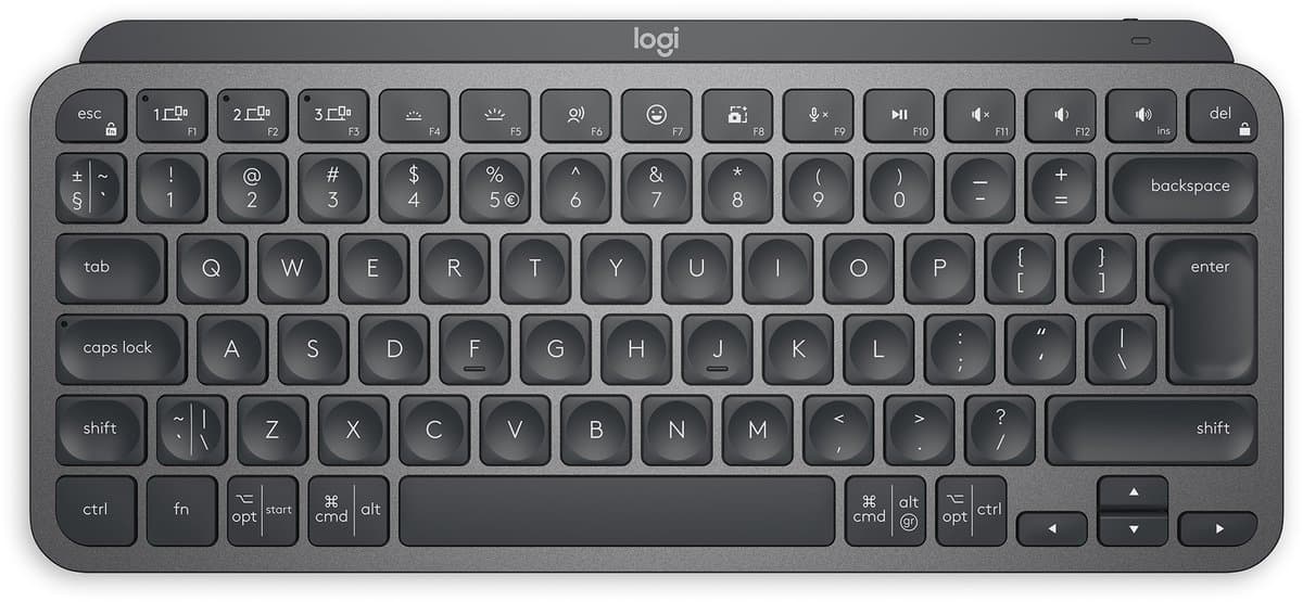 Logitech MX KEYS Mini - Draadloos Bluetooth Toetsenbord - QWERTY ISO - Graphite