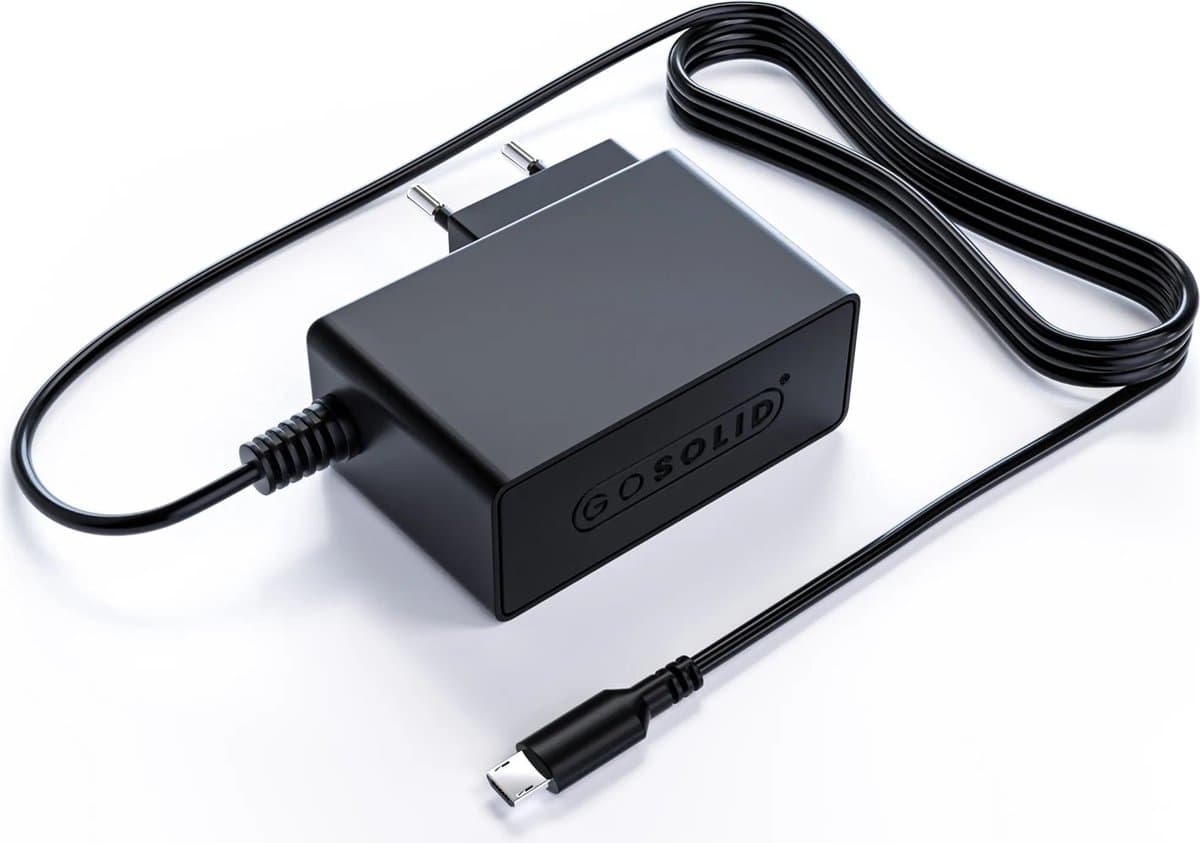 GO SOLID! ® Oplader geschikt voor Eufy deurbel Batterij