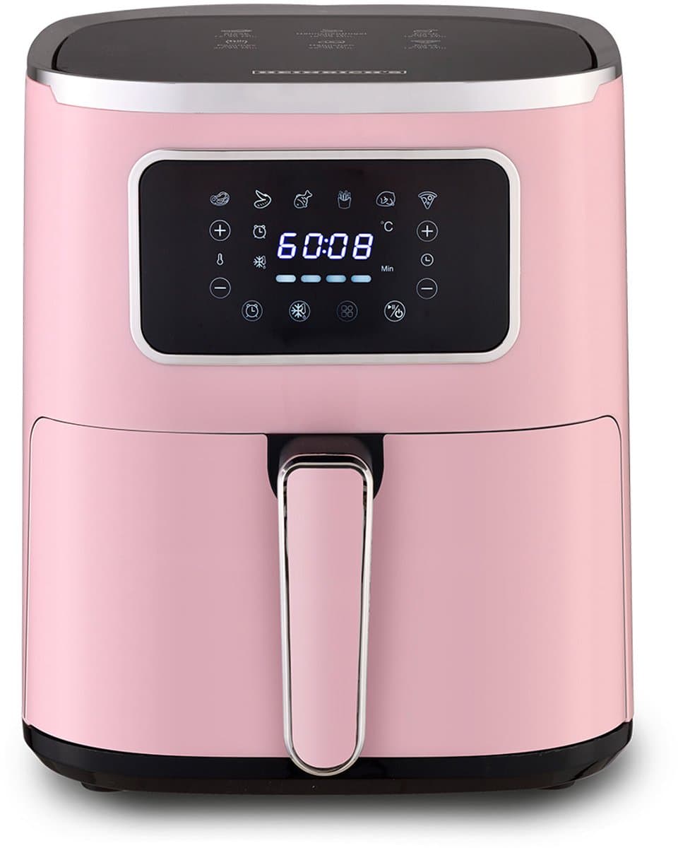 Heinrich's HFR 8216- Heteluchtfriteuse - AirFryer - 5 Liter - Pink