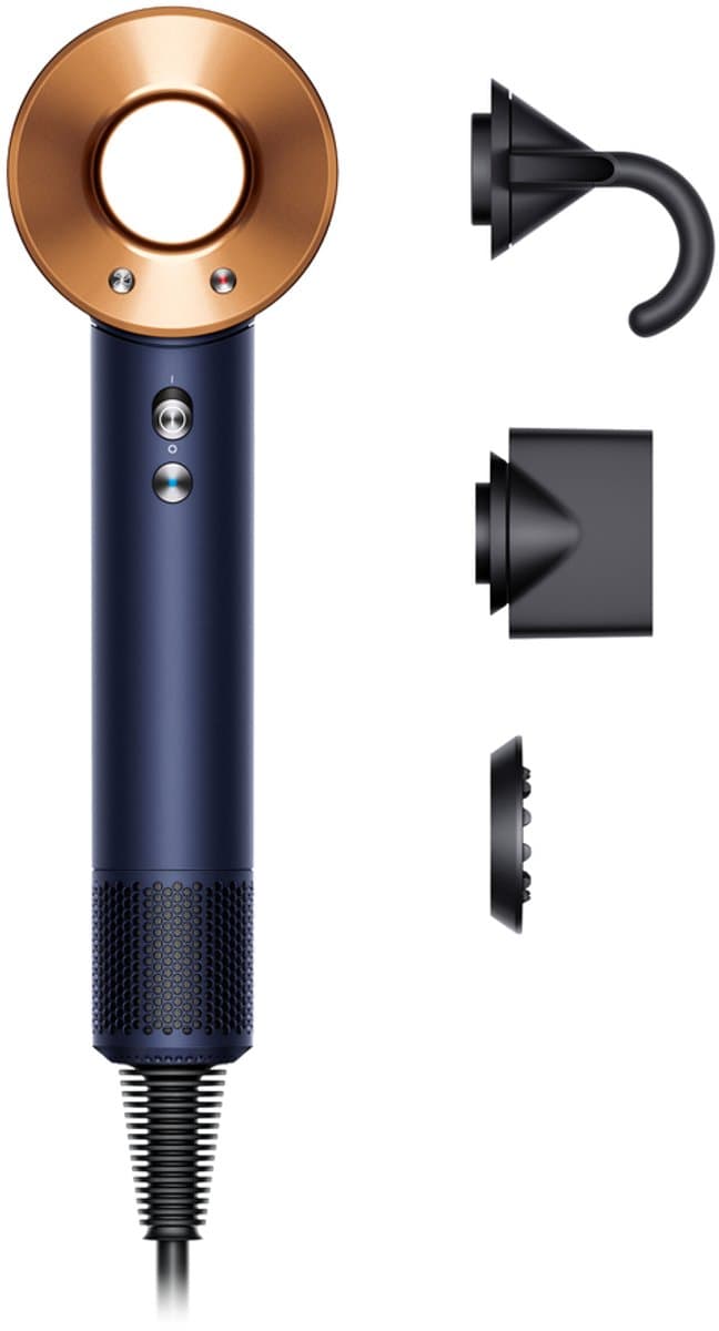 Dyson Supersonic Straight+Wavy - Föhn - Pruisisch Blauw/Koper