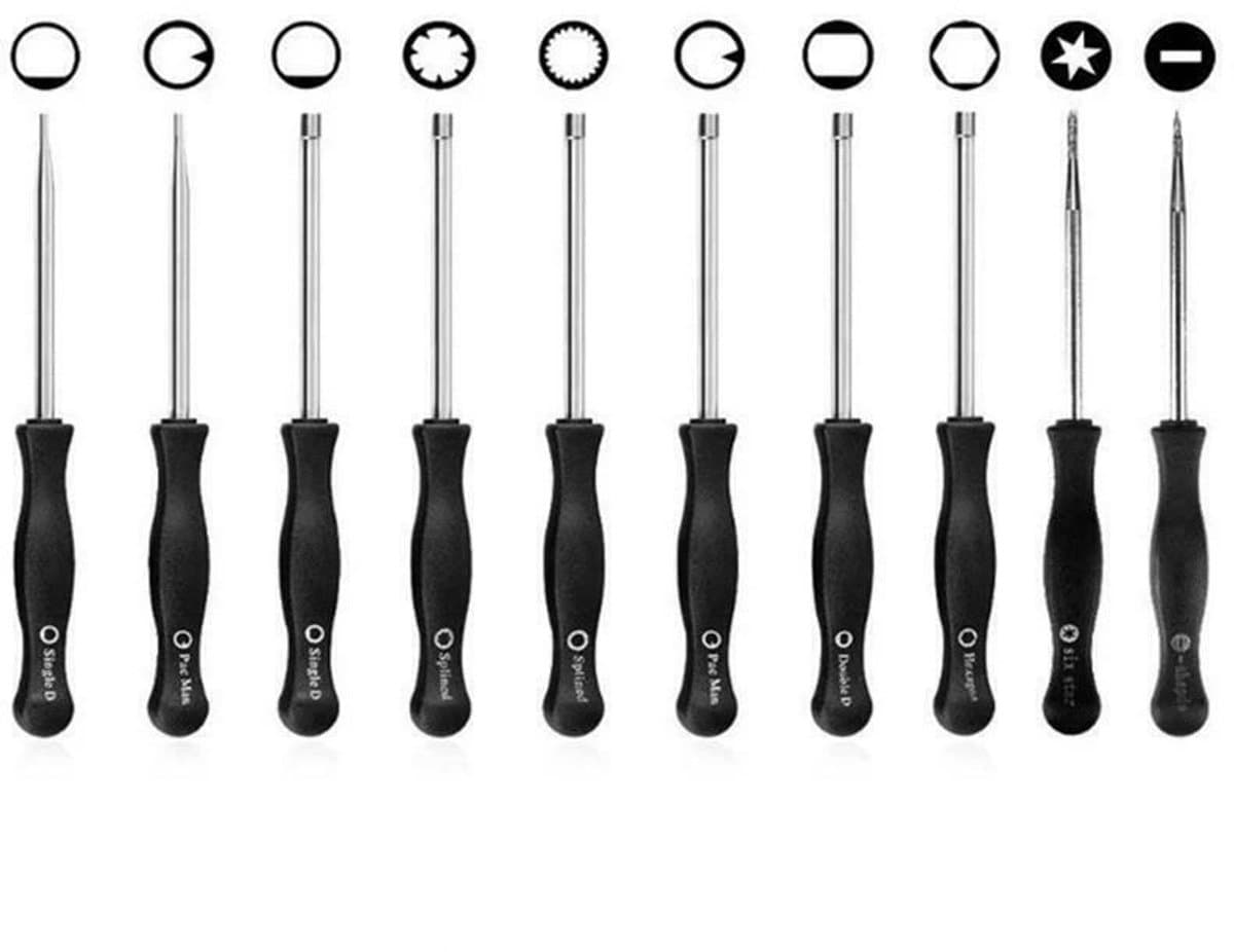 WiseGoods Premium Carburateur Afstelgereedschap Set 10 Delig - Voor Kettingzaag Trimmer Bladblazer - Geschikt Voor Stihl Husqvarna