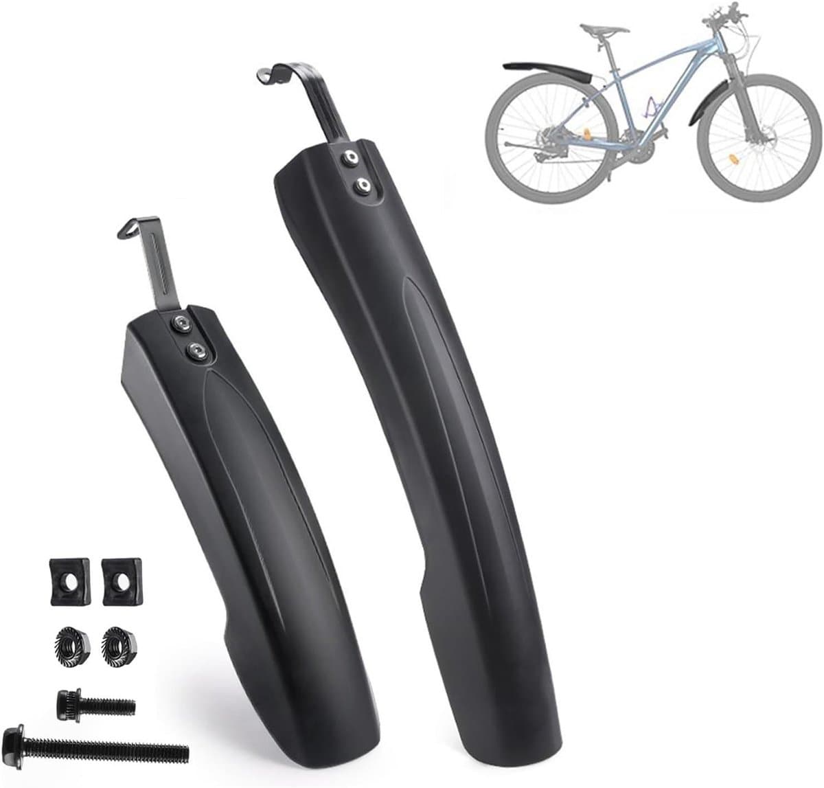 Fiets Spatbord voor Achter voor Cannondale Scalpel, Spatborden Set Universeel voor MTB en Racefiets, Fiets Accessoires Spatbescherming,A