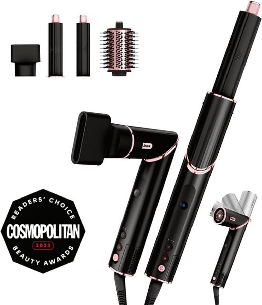 Shark FlexStyle 3-in-1 Föhn & Multistyler HD424EU – Haardroger, Krultang & Borstel in één – Sneldrogend & Hittebeschermend