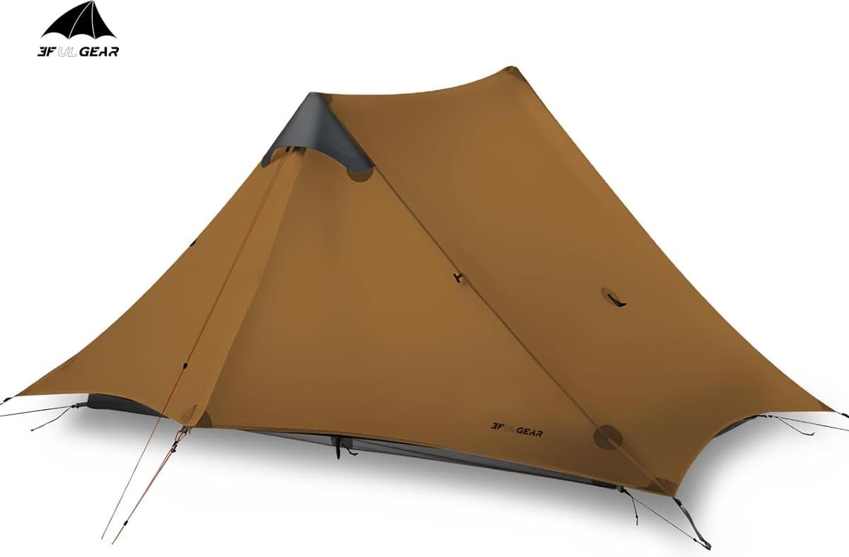 3F UL GEAR® Lanshan 2-persoons Tent - Ultra Lichtgewicht - 3 seizoenen trekking tent - Waterdicht - Kampeertent - Kamperen - Dubbeldaks trekkerstent - Hiking & Wandelen