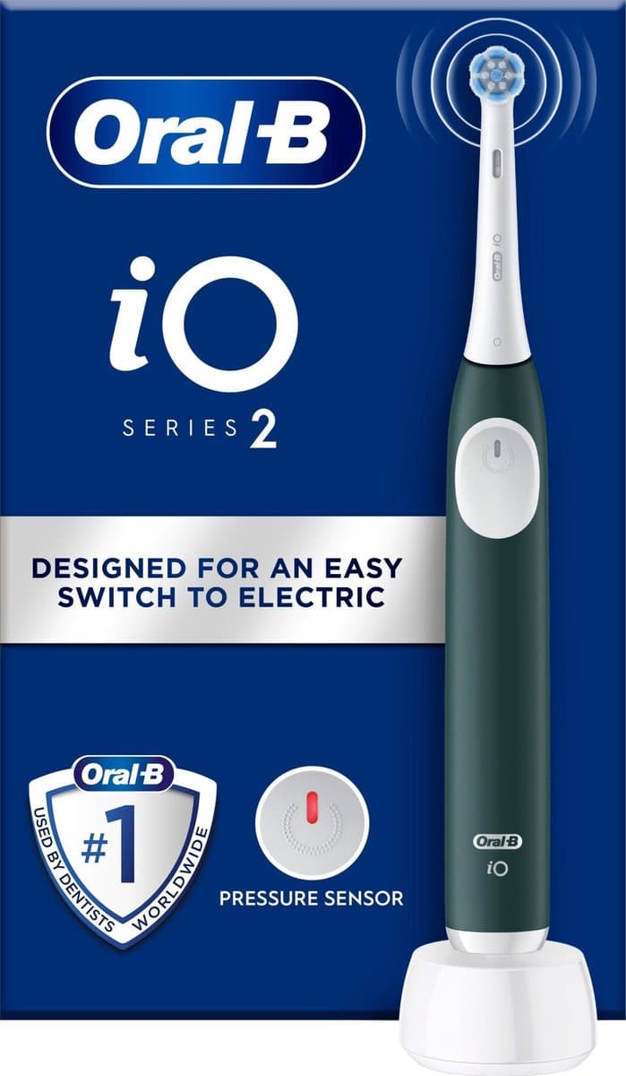 Oral-B iO2 - Elektrische tandenborstel - Clean & Care - Groen