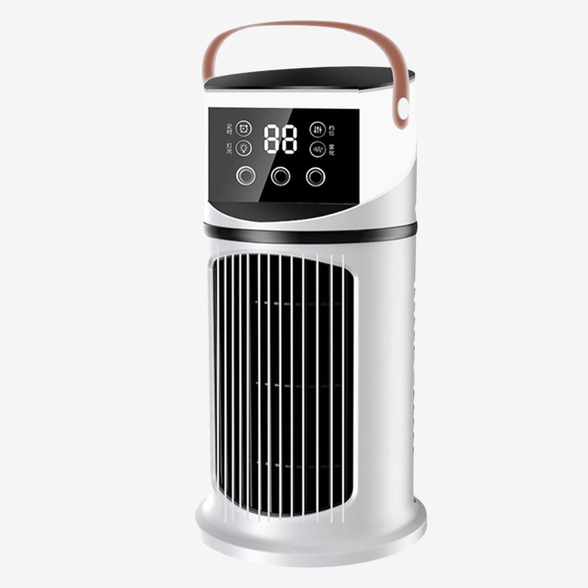Aurixi® Airco Zonder Afvoerslang - Luchtkoeler - Aircooler - 7 Standen - Mobiel - Wit - 16cm x 16cm x 16cm