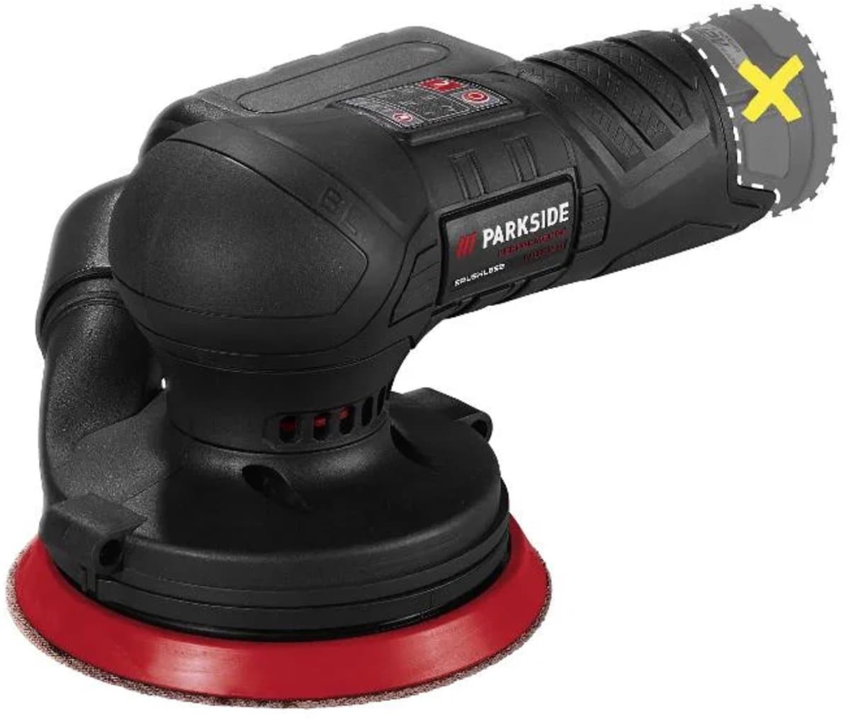 PARKSIDE PERFORMANCE® Accu-excentrische schuurmachine 12 V zonder accu en lader - Toerental: 6000/10000 tpm