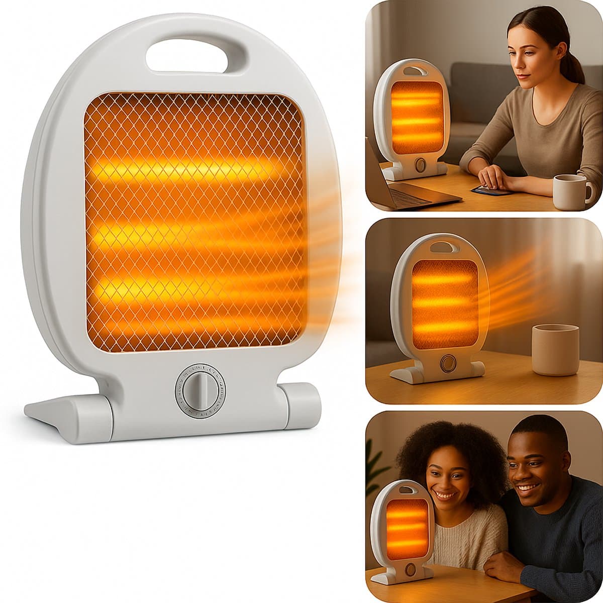 Elektrische Quartz Heater 400-800W - elektrische kachel - infrarood heater - straalkachel