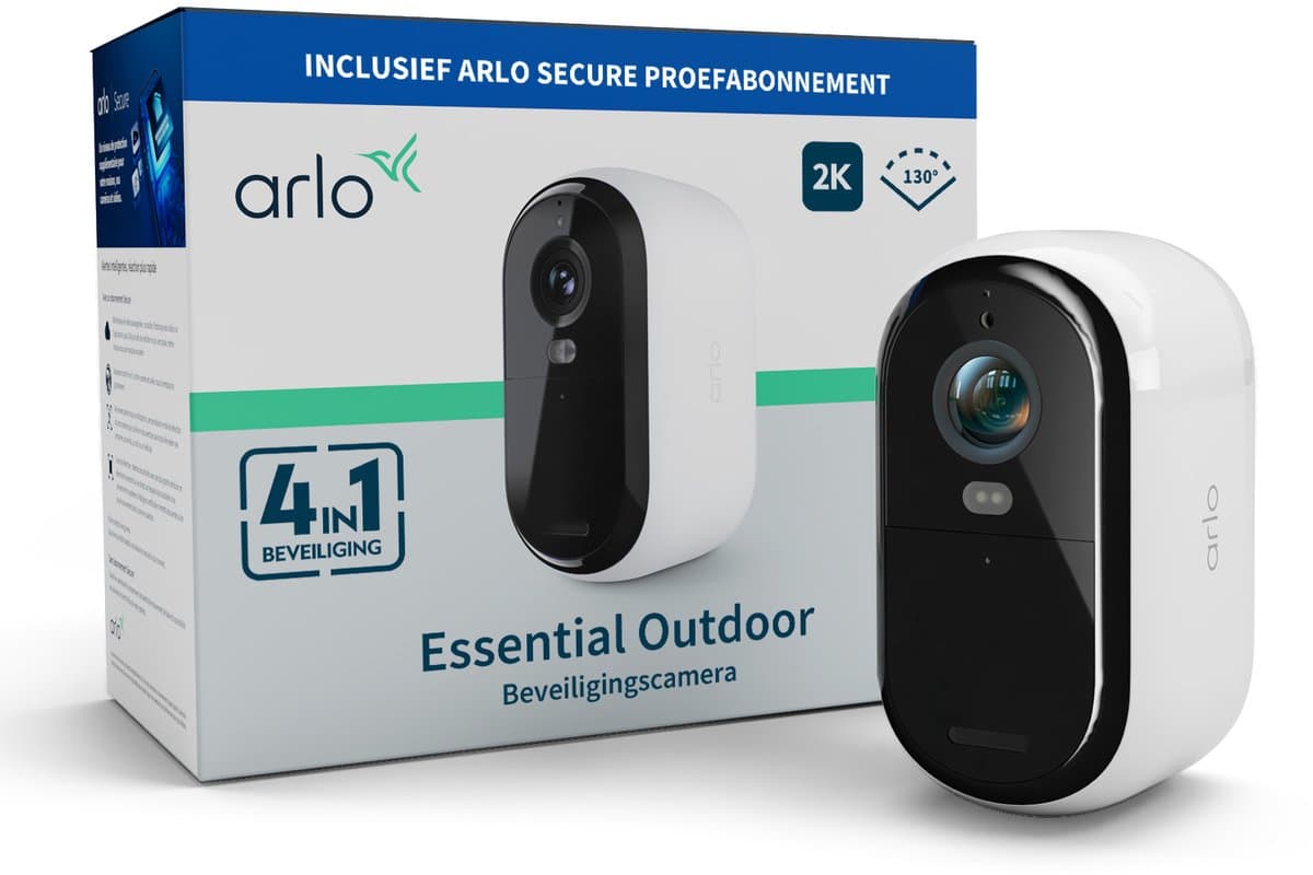 Arlo Essential2 2K beveiligingscamera - 1 IP-Camera