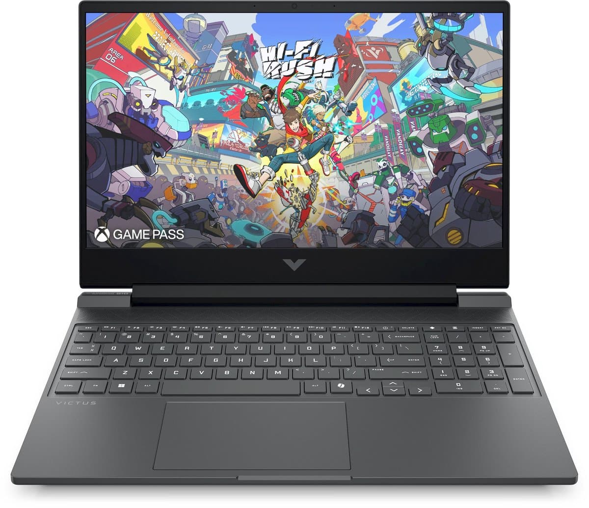 HP Victus Gaming Laptop 15-fb3971nd AMD Ryzen™ 7 8845HS 39,6 cm (15.6") Full HD 16 GB DDR5-SDRAM NVIDIA GeForce RTX 4050 Wi-Fi 6 (802.11ax) Windows 11 Home Zwart
