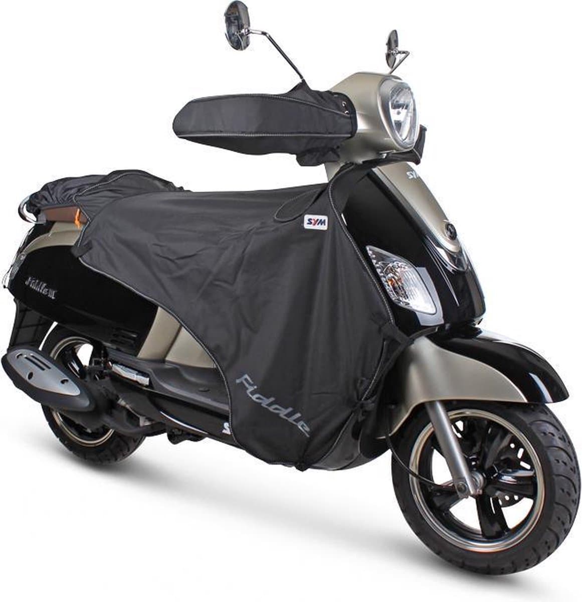 SYM Beenkleed Sym Fiddle II / III Scooter - Zwart Origineel