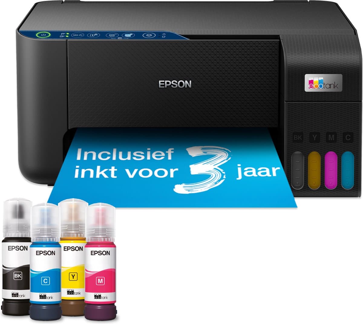 Epson EcoTank ET-2861 - All-in-One Inttank Printer - Zwart