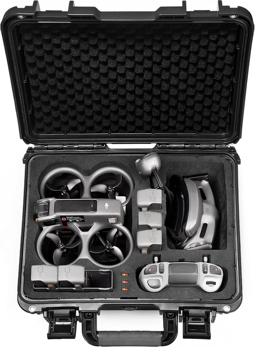 Waterdichte Hard Case voor DJI Avata 2 Drone en Accessoires, Bescherming en Opbergruimte voor Vlieguitrusting