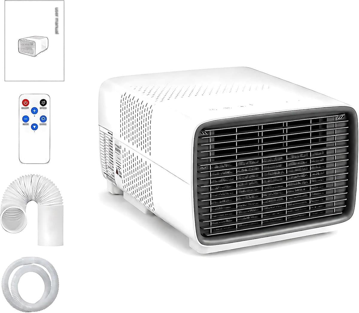 Draagbare airco 2700 BTU stille mini airconditioner voor camper en camping met ontvochtigen 280W compacte koeling