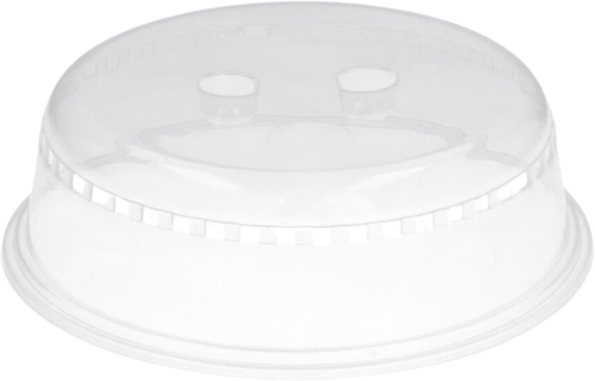 Gerimport Magnetron deksel - 21 cm - transparant - afdekschaal - magnetronstolp