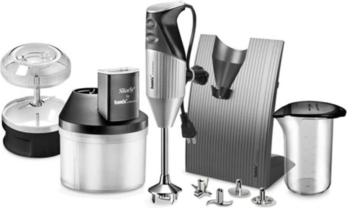 Bamix SwissLine Superbox M200 - Staafmixer - Zilver