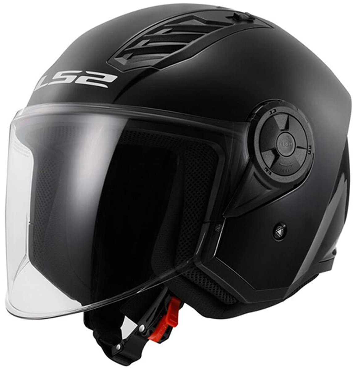 LS2 OF616 Airflow II Solid Gloss Black 06 Jethelm - Maat XXXL - Helm
