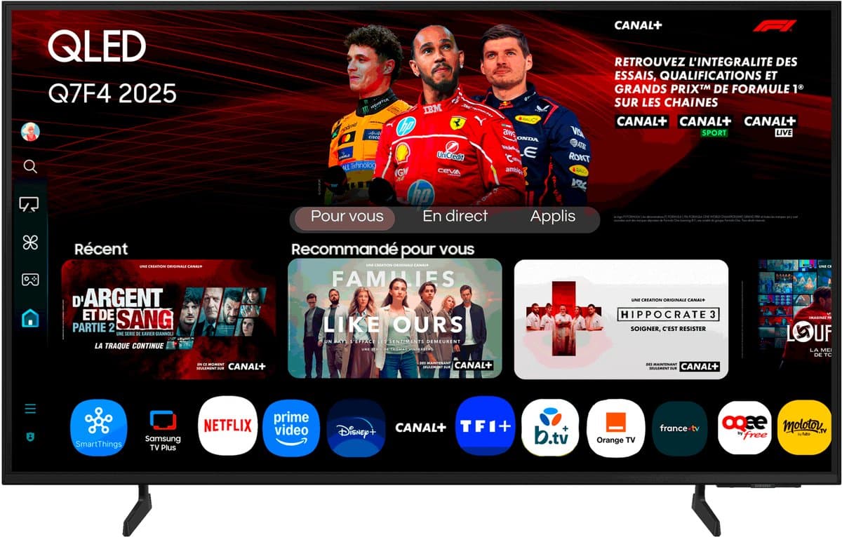 Smart TV Samsung TQ55Q7F4AUXXC 55" 4K Ultra HD HDR QLED