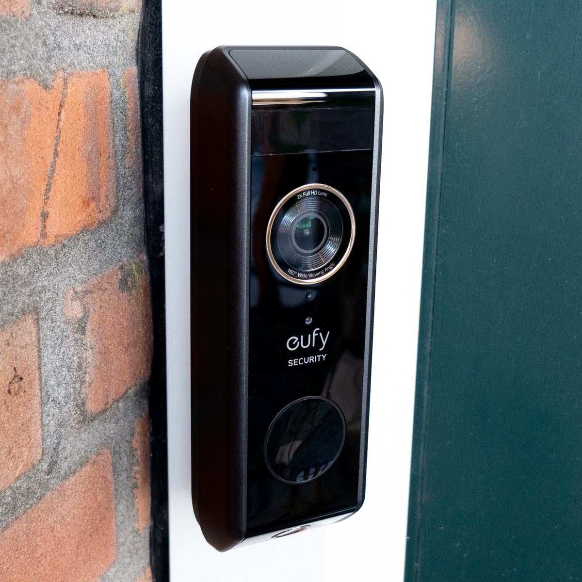 Made for EUFY - Universele 45° Hoekbeugel wig voor slimme camera deurbel // Zwart Kunststof // Inclusief schroeven // Geschikt voor Slim T8220 / Dual T8213 / E340 T8214 / 2K Wired T8200 / 2K Wireless T8210