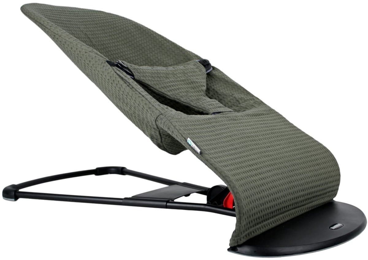 Ukje Hoes Overtrek Wipstoelhoes - Gaat OVER de bekleding van je BabyBjörn wipstoel heen - Met praktische waterdichte binnenvoering - Veilige Oeko-Tex getest - Perfecte Pasvorm - Wasbaar op 30°C - Groen Wafelstof