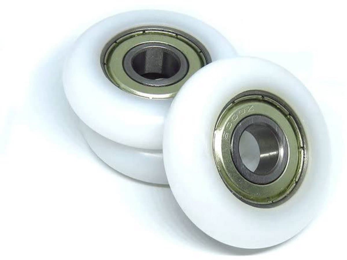 4 Stuks Roeimachine Wielen voor Zitje 40mm Buiten Diameter