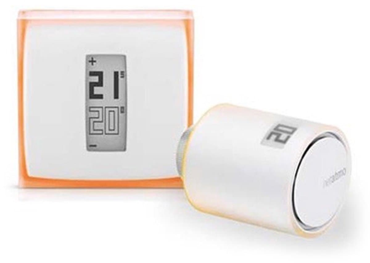 Netatmo Slimme Thermostaat + 1 Slimme Radiatorknop