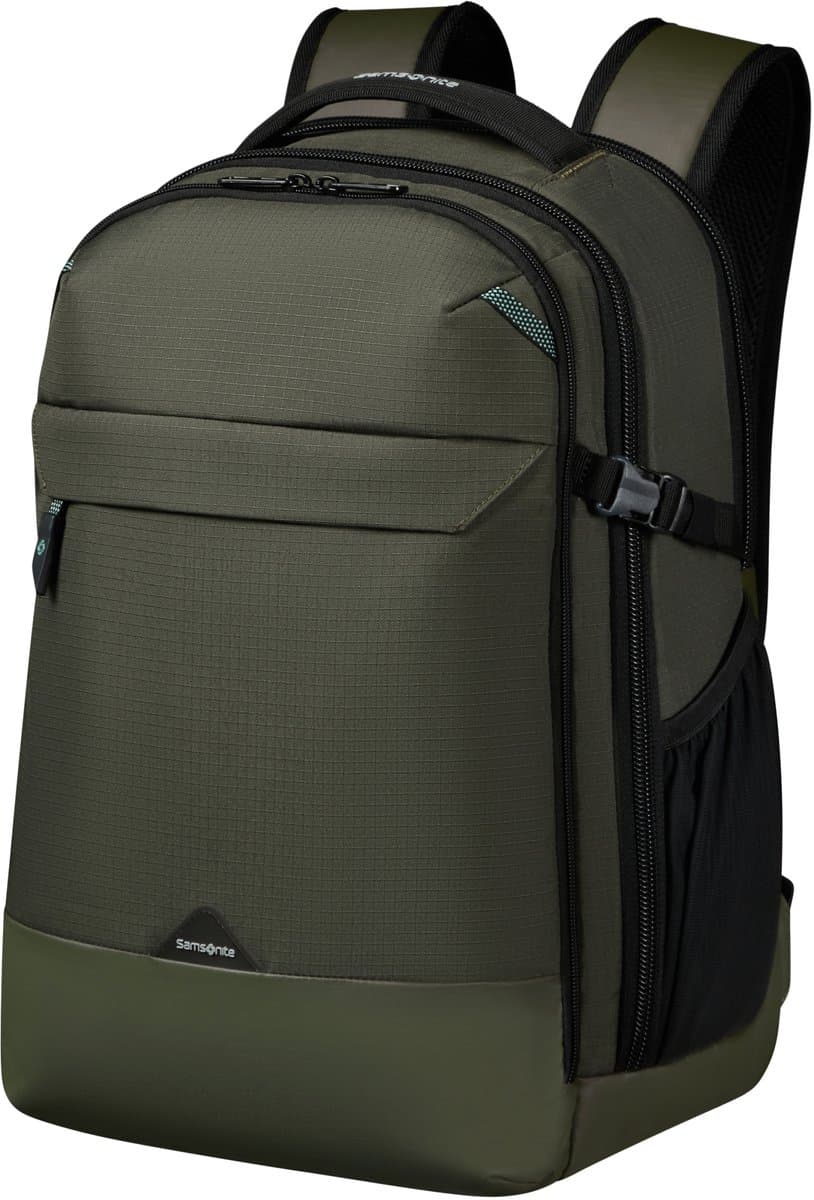 Samsonite Rugzak - Roadseeker Laptop Backpack M 15.6- Dark Olive - 28 l