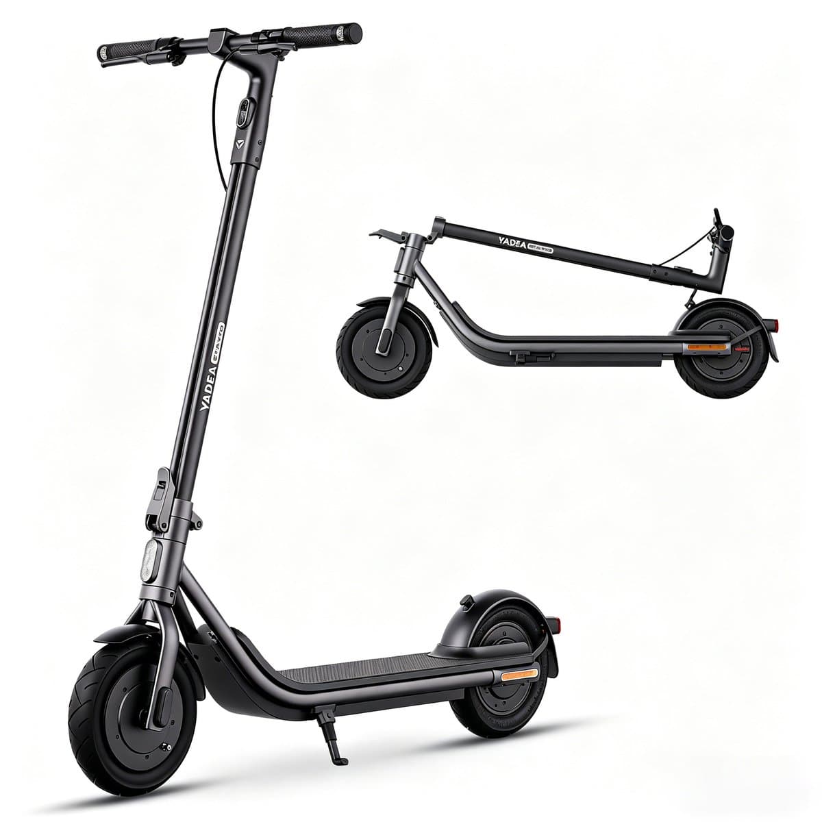 Yadea Starto Opvouwbare E-Scooter – 350W Motor, 36V 7,65Ah Accu, 30km Bereik, IPX5, 10" Banden – Zwart