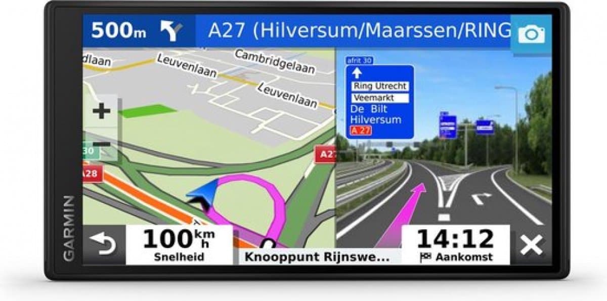 Garmin DriveSmart 55 MT-S - Navigatiesysteem auto - Spraakbesturing - Smartphone meldingen - Live parkeren - Europa