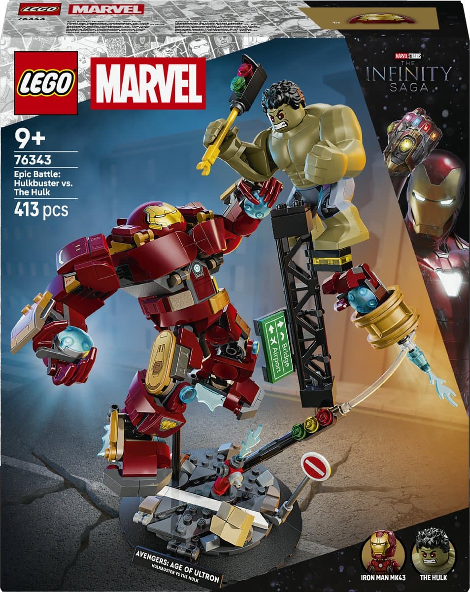 LEGO Marvel Ultieme strijd: Hulkbuster vs. Hulk Bouwpakket - 76343