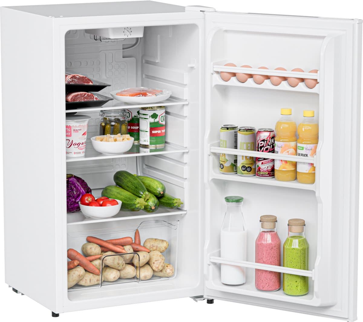 KitchenBrothers Koelkast - 92L - Tafelmodel - IJskast - Frigo - Vrijstaand - Wit