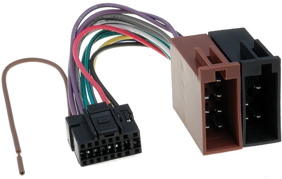 ISO kabel geschikt voor Sony autoradio - 22,5x10mm - 16-pins - 0,15 meter