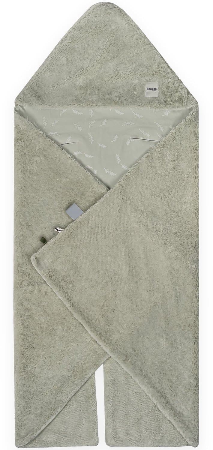 Snoozebaby Wikkeldeken voor autostoel - Warme voetenzak voor MaxiCosi - Olive Green